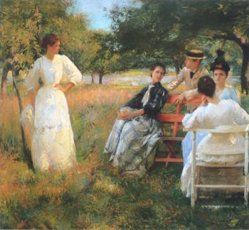 Edmund Charles Tarbell : In the Orchard